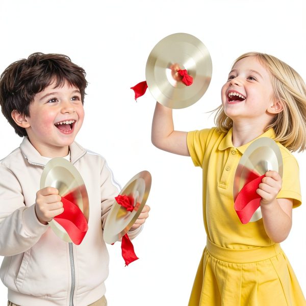 ToddMomy Kids Hand Cymbals Alloy Brass-1