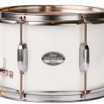 Pearl Marching Snare Drum Pure White-0