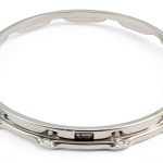 Chrome Steel Marching Snare SH1412 12‑Hole-0
