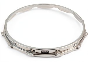 Chrome Steel Marching Snare SH1412 12‑Hole-0