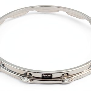 Chrome Steel Marching Snare SH1412 12‑Hole-0
