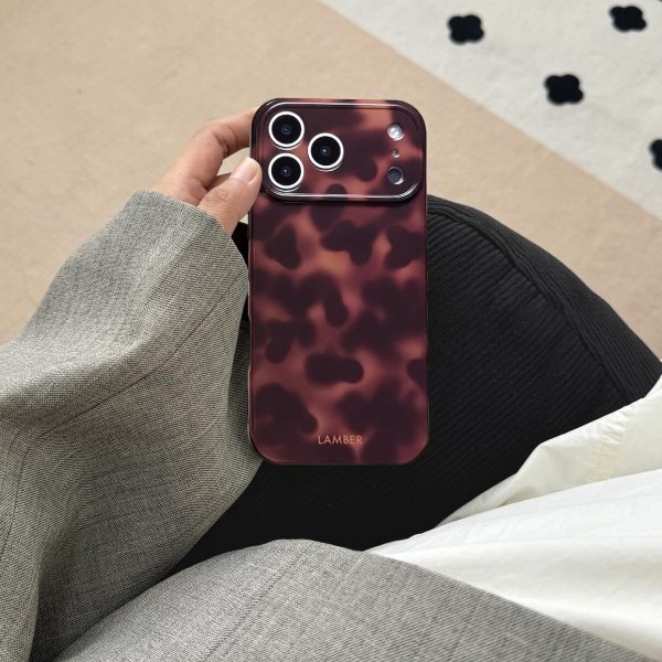 iPhone 17 Pro Case XQAGU Amber Tortoise Shell-3