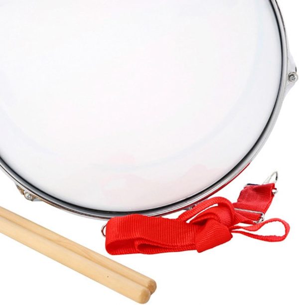 Blue Stainless Steel Marching Snare Drum for Adults-3