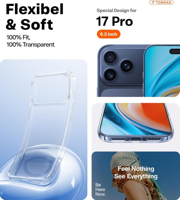 iPhone 17 Pro Crystal Clear Case by TORRAS-8