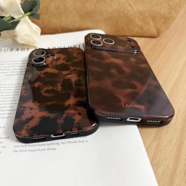 iPhone 17 Pro Case XQAGU Amber Tortoise Shell-5