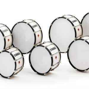 Marching Bass Drum Yamaha White 20x13 Birch-0