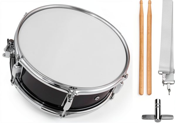 ROYHH 12inch Portable Drum for Beginners-1