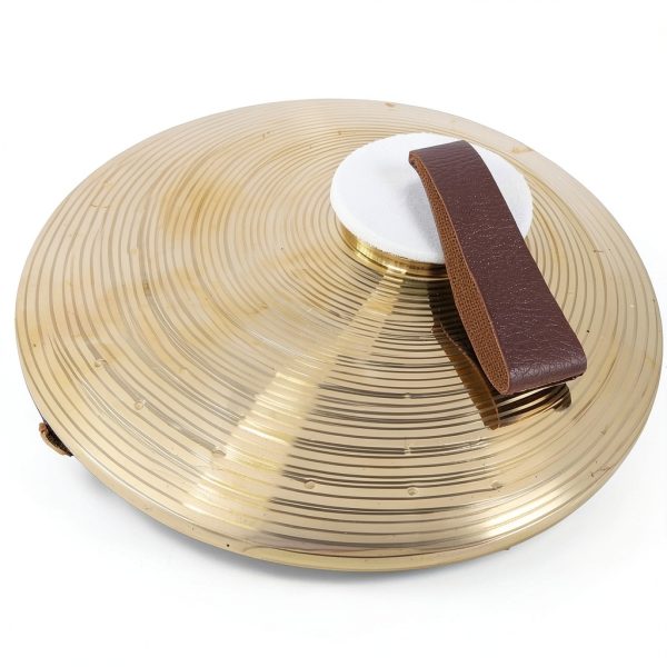 Walfront 14inch Drum Cymbals Alloy Hand Strap-7