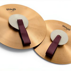 Marching Cymbals Stagg Bronze Metal for Marchers-0