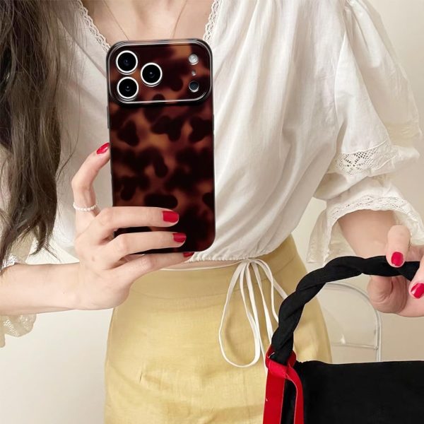 iPhone 17 Pro Case XQAGU Amber Tortoise Shell-4