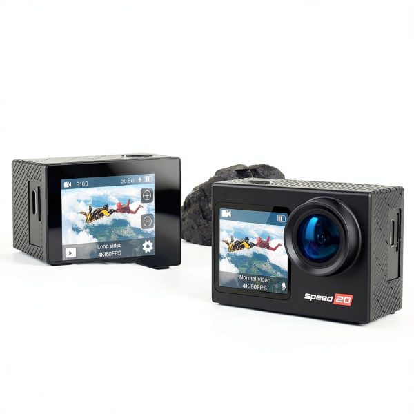 Hiicam Speed 20 4K Action Camera Dual Screens-4
