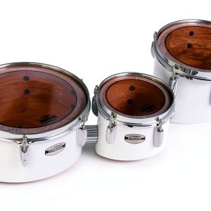 Yamaha White Wrap Drum Set Bass Wood-0