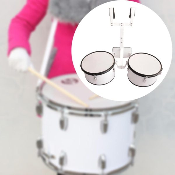 Double Drum Set with Stand for School Band-3