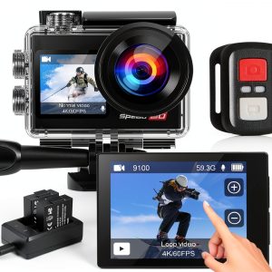 Hiicam Speed 20 4K Action Camera Dual Screens-0