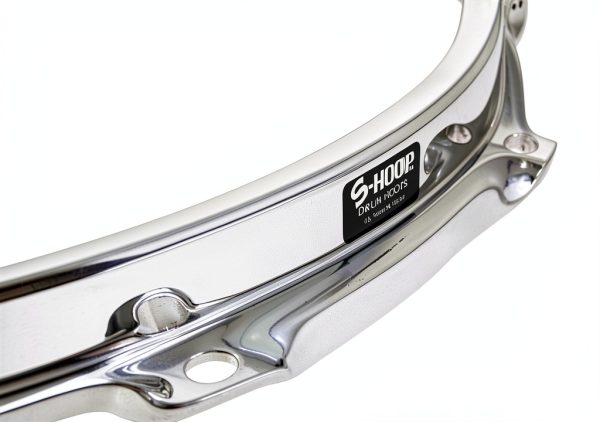Chrome Steel Marching Snare SH1412 12‑Hole-1