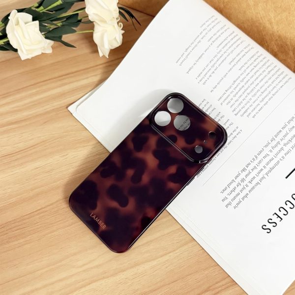 iPhone 17 Pro Case XQAGU Amber Tortoise Shell-2