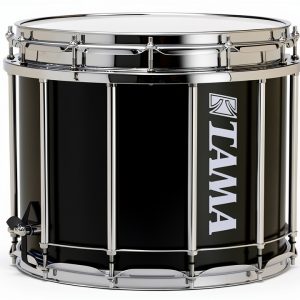 Tama Marching Snare Drum 12x14 Black Birch Steel-0