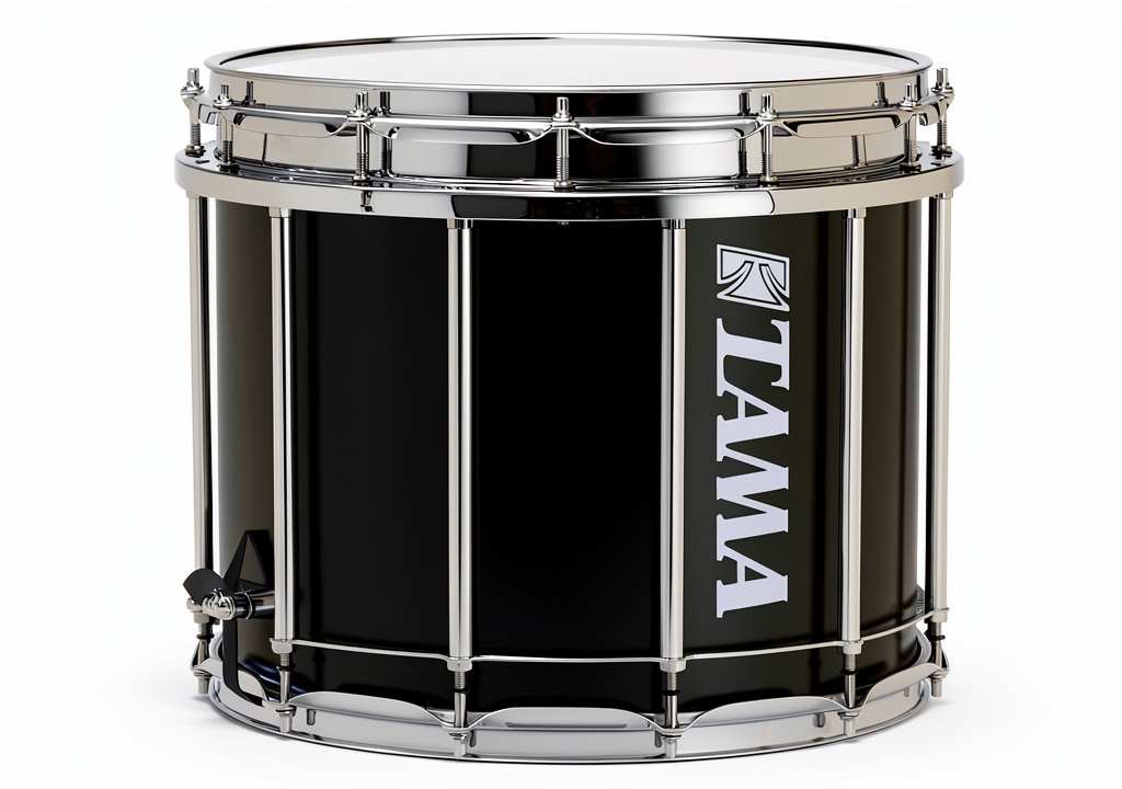 Tama marching snare drum in a marching band setting