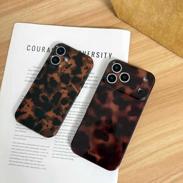 iPhone 17 Pro Case XQAGU Amber Tortoise Shell-1