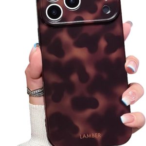 iPhone 17 Pro Case XQAGU Amber Tortoise Shell-0