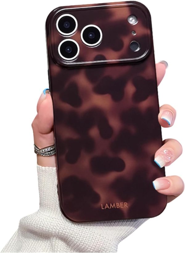 iPhone 17 Pro Case XQAGU Amber Tortoise Shell-0