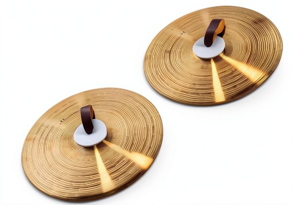Walfront 14inch Drum Cymbals Alloy Hand Strap-0