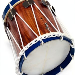 DEURA USA Blue 14" x 17" Wood Marching Snare Drum-0