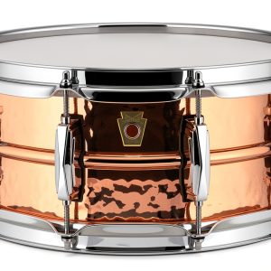 Copper Snare Drum Ludwig Marching 2.3mm Hoops-0