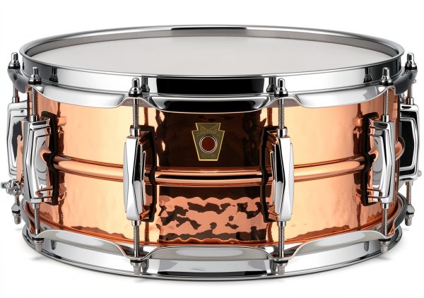 Copper Snare Drum Ludwig Marching 2.3mm Hoops-0