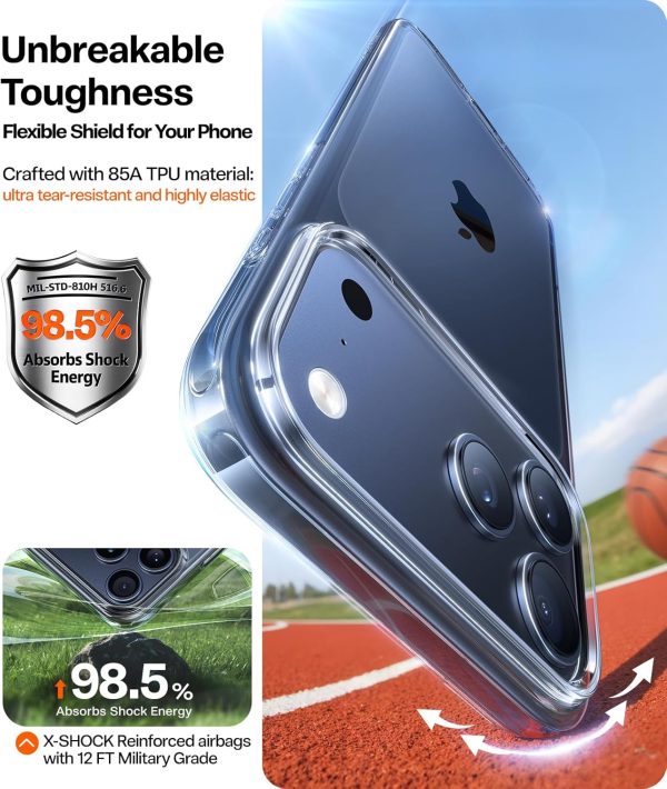 iPhone 17 Pro Crystal Clear Case by TORRAS-4