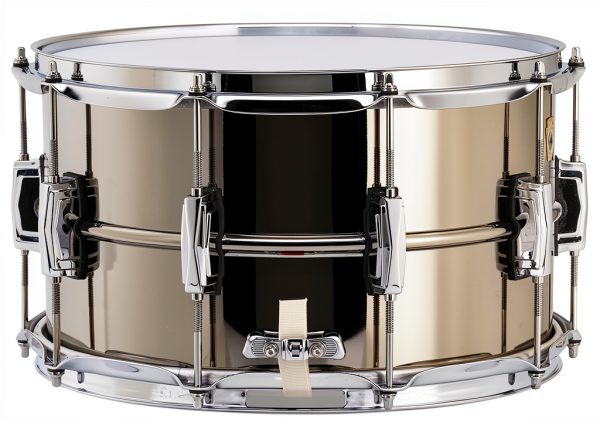 Ludwig 8x14 Brass Snare Drum for Marching-1