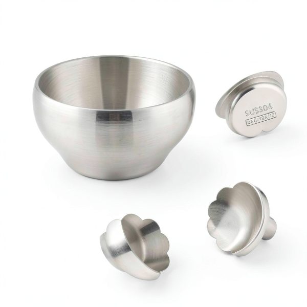 E-far Stainless Steel Toddler Bowls Set-1