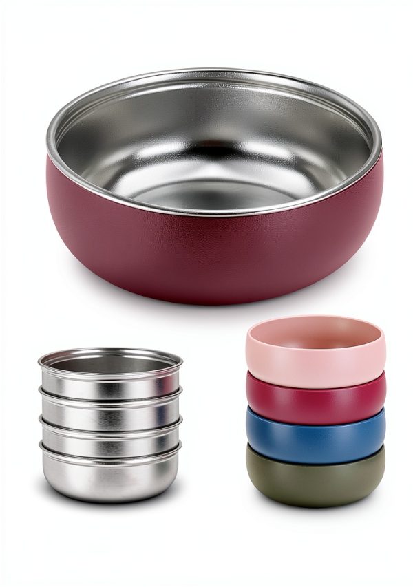 ShineMe Stainless Steel Baby Bowls for Kids-1