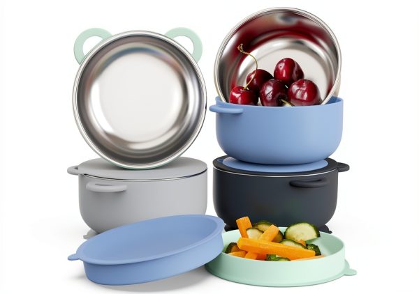 Bakpoco Stainless Steel Baby Bowls-0