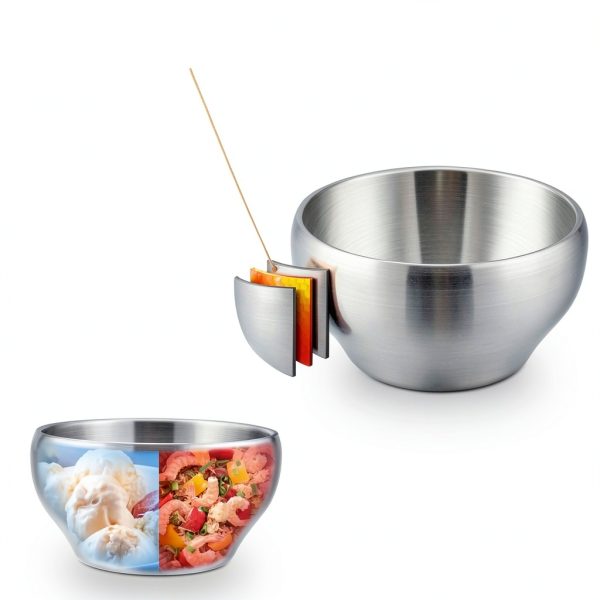 E-far Stainless Steel Toddler Bowls Set-2