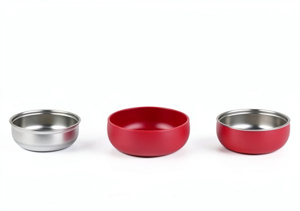 Stainless Steel Kids Bowl OKAY ORANGE 5 Inch Green-3