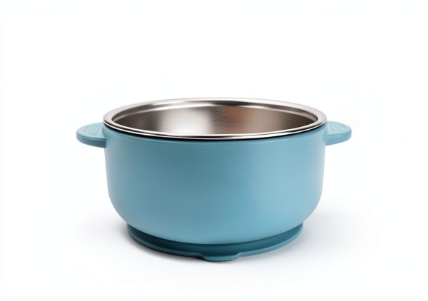 Okay Orange Stainless Toddler Bowl Yellow Suction-2