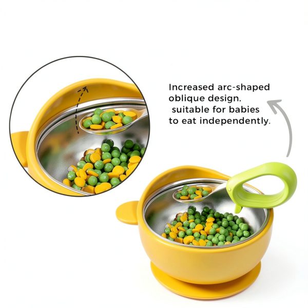 Bantroplis Stainless Steel Toddler Bowls for Baby-1