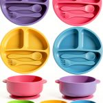 Dandat Silicone Baby Bowls Fashion Style-0
