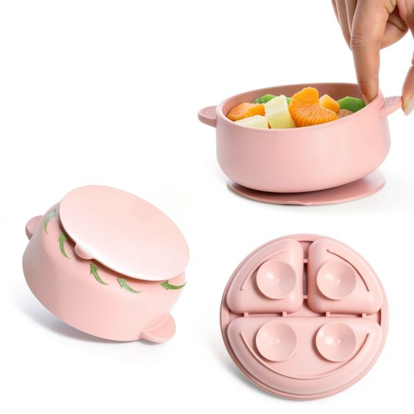 Dandat Silicone Baby Bowls Fashion Style-2