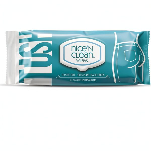 Nice 'N Clean Adult Flushable Wipes Aloe Fresh 3 Pack 60 Count-1